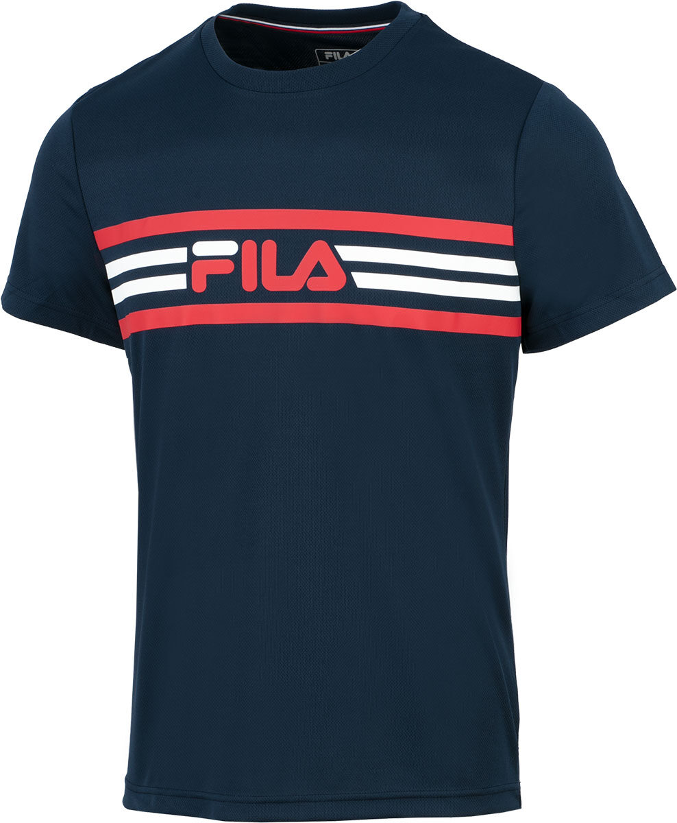 Moška majica s kratkimi rokavi FILA NICLAS modra - slika 1