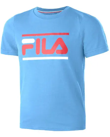 Moška majica s kratkimi rokavi FILA CHRIS svetlo modra - slika 1