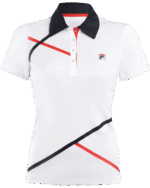 Ženska polo majica s kratkimi rokavi FILA PAE bela