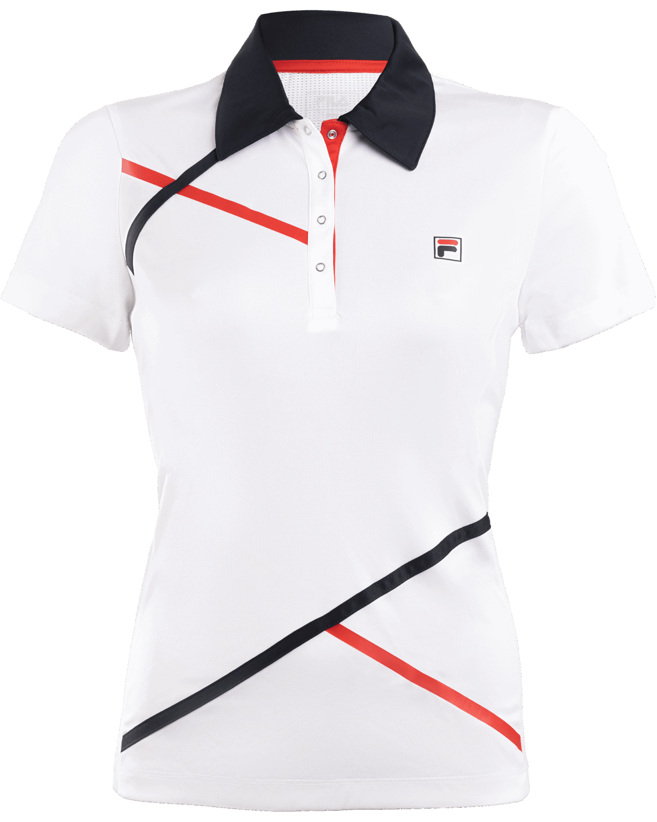 Ženska polo majica s kratkimi rokavi FILA PAE bela - slika 1