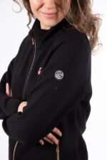 Jakna ženska AULP BATIK, druga plast, črna - slika 8