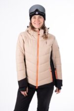 Smučarska jakna ženska AULP CELLY beige - slika 6