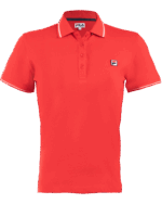 Ženska polo majica s kratkimi rokavi FILA PAT rdeča