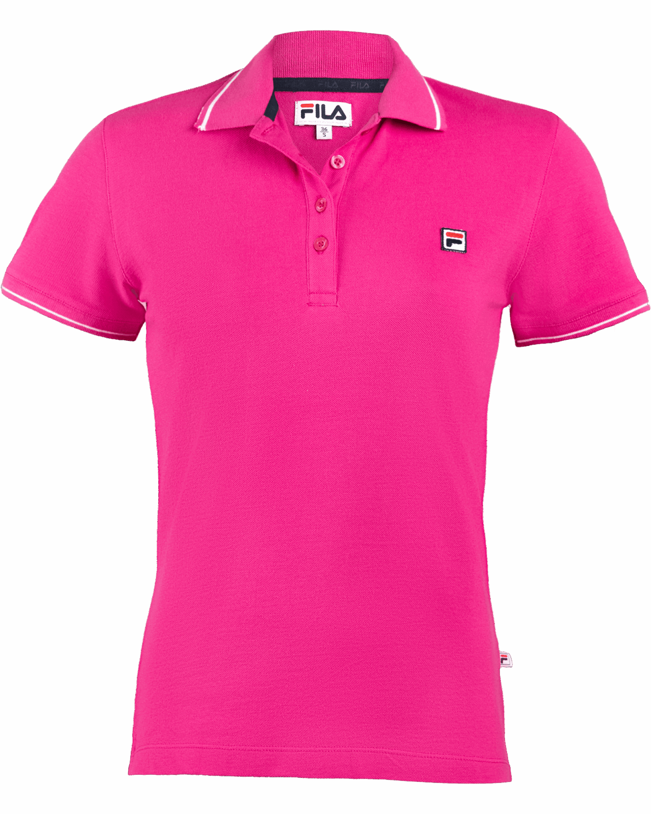 Ženska polo majica s kratkimi rokavi FILA PAT roza - slika 1