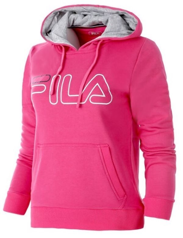 Pulover s kapuco FILA FRIDA ROZA - slika 1