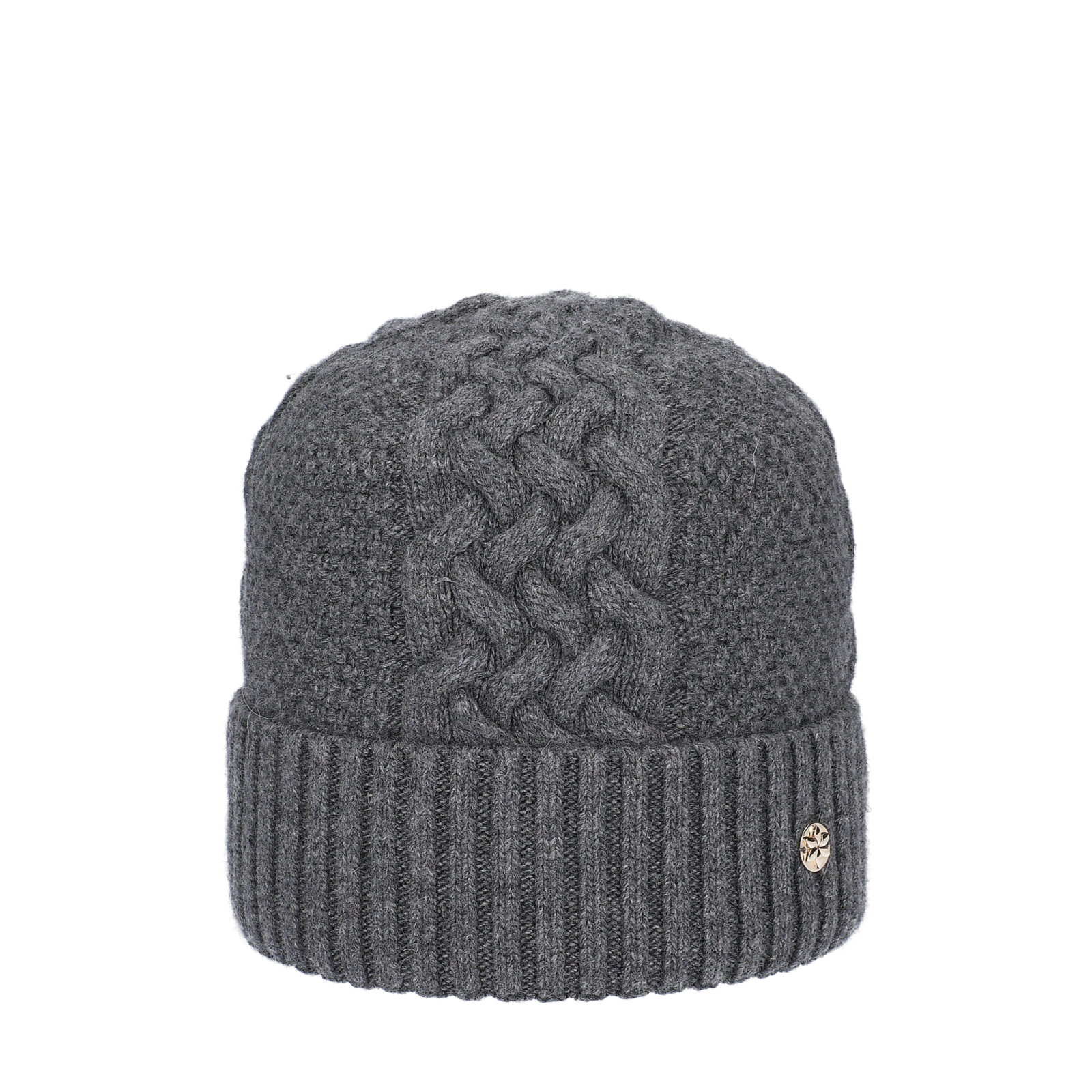 JG5845 GRIGIO Kapa GRANADILLA BRAID CASHMERE siva - slika 1