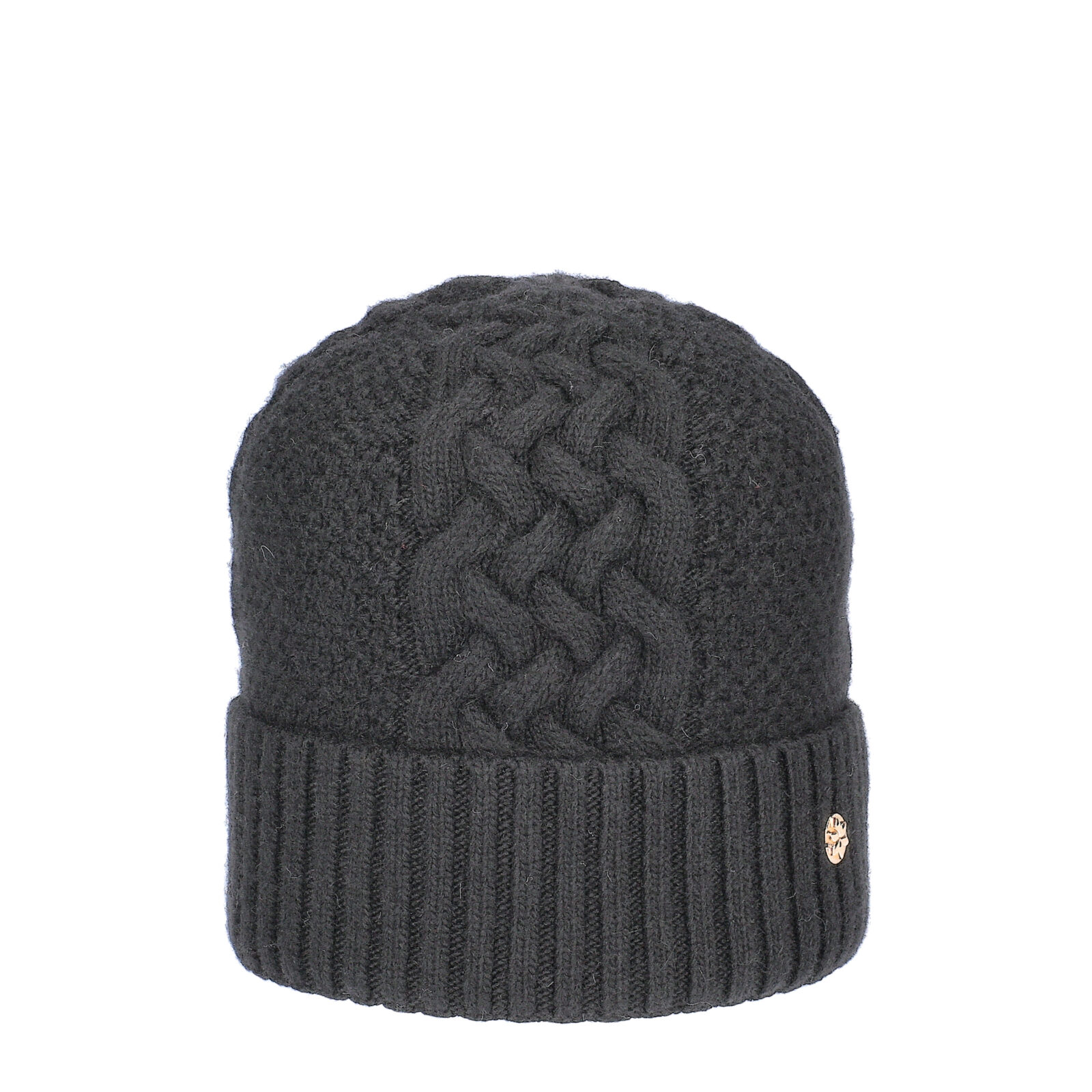 JG5845 NERO Kapa GRANADILLA BRAID CASHMERE črna - slika 1
