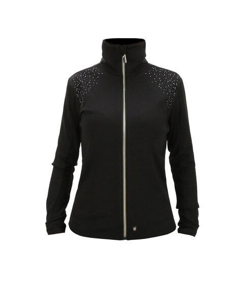 JG6045 NERO 001 Jopa GRANADILLA SOPHIA s perlami, črna - slika 1
