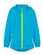 Otroška vodoodporna Jakna MAC-IN-A-SAC Origin 2, Neon blue/Neon modra - slika 3