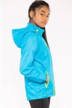 Otroška vodoodporna Jakna MAC-IN-A-SAC Origin 2, Neon blue/Neon modra - slika 6