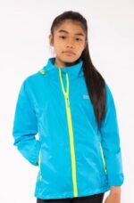 Otroška vodoodporna Jakna MAC-IN-A-SAC Origin 2, Neon blue/Neon modra - slika 5