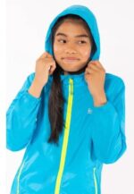 Otroška vodoodporna Jakna MAC-IN-A-SAC Origin 2, Neon blue/Neon modra - slika 8