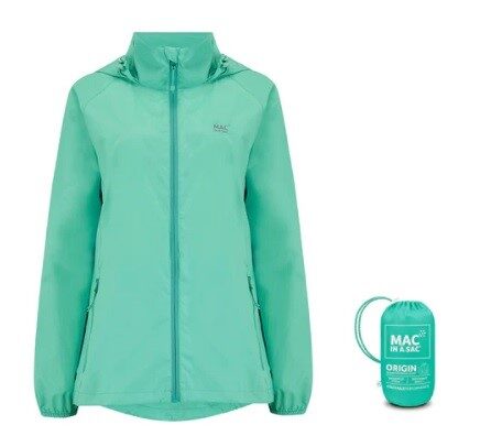 Unisex vodoodporna Jakna MAC-IN-A-SAC Origin 2, Tiffany green/turkizna - slika 1