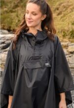 Unisex nepremočljiva pelerina MAC-IN-A-SAC Poncho, črna - slika 3