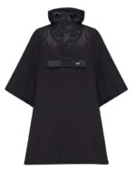 Unisex nepremočljiva pelerina MAC-IN-A-SAC Poncho, črna