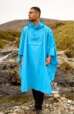 Unisex nepremočljiva pelerina MAC-IN-A-SAC Poncho, Neon modra - slika 5