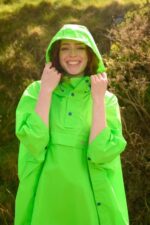 Unisex nepremočljiva pelerina MAC-IN-A-SAC Poncho, Neon Green/zelena - slika 4
