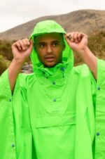 Unisex nepremočljiva pelerina MAC-IN-A-SAC Poncho, Neon Green/zelena - slika 3
