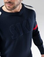 Pulover moški DUVILLARD PRISTAN moder - slika 5