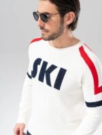 Pulover moški DUVILLARD PRISTAN bel - slika 4