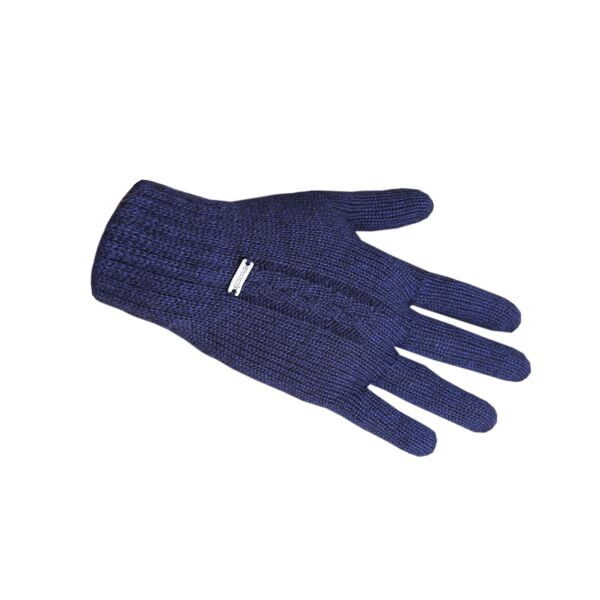 Rokavice KAMA MERINO MODRE pletene - slika 1