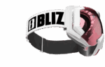 Smučarska čelada + smučarska očala BLIZ HEAD COVER + CARVER BELA - slika 6