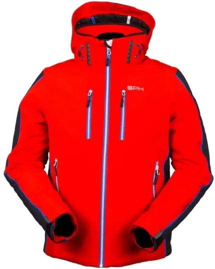 Smučarska jakna SPH GORNER SOFT-SHELL ORANŽNA